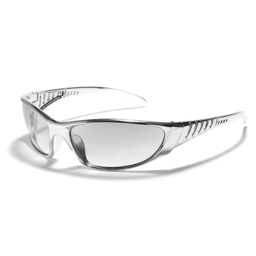 Colourful Hollow-Out Futuristic Sunglasses DP25B612