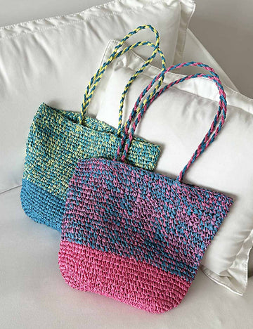 Casual Sraw Large Capacity Tote Bags DP25C803