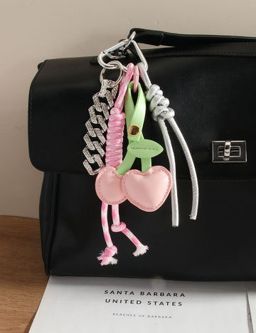 Cute Cherry Rope Keychain Bag Charms DP25B538