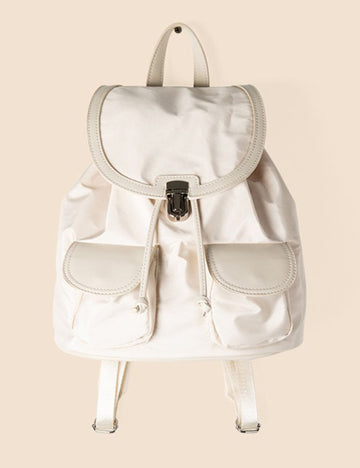 Trendy Drawstring Multiple Pockets Portable Backpack DP25E925