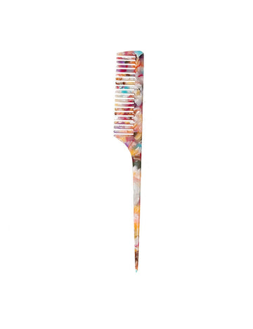 Simple Marble Acetate Sectioning Hair Comb DP25E689