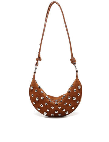 Studded Punk Rock Handbag Shoulder Bag DP25F701