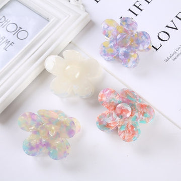 Elegant Floral Accessory Acetate Hair Claw DP25B943