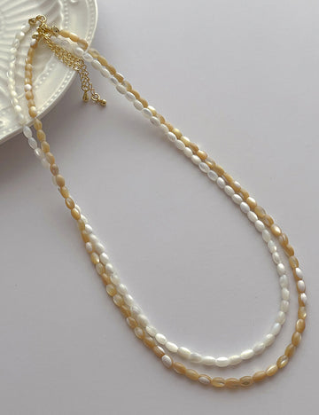 Trendy Solid Color Bead Choker Necklace DP25D766