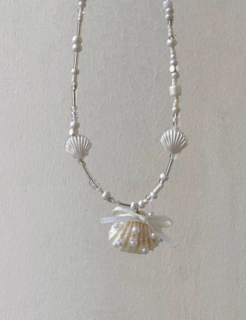 Summer Simple Shell Star Beaded Choker Necklace DP25D770