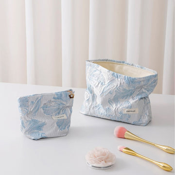 Simple Embossed Flower Makeup Bag DP25C576