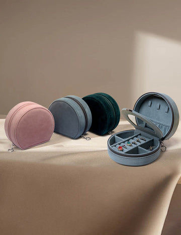 Simple Multi-Layer Portable Jewelry Case DP25F857