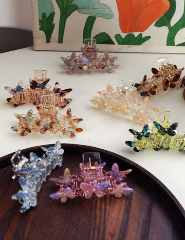 Simple Butterfly Acetate Hair Claw DP25E898