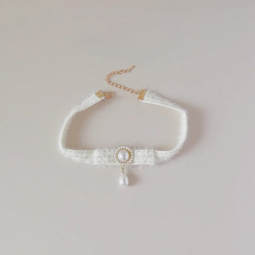 Pearl Pendant Sweet Plush Choker DP25B890