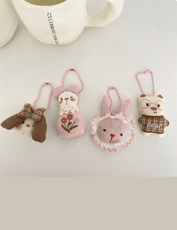 Cute Plush Animal Keychain Bag Charms DP25F584