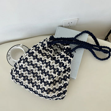 Hollow Out Color Block Shoulder Bag DP25C805