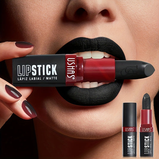Matte Black Lipstick Long Lasting Liquid