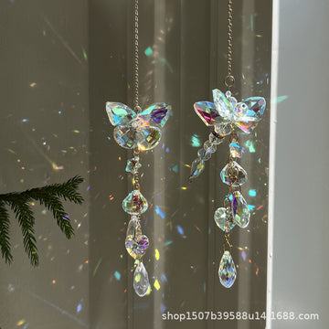 Butterfly Crystal Suncatcher Home Hangings DP25A930