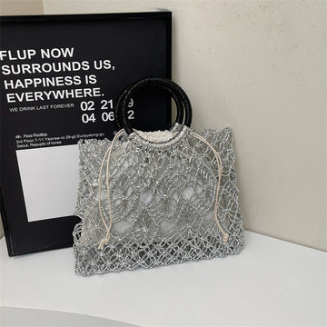 Hollow Out Braided Large Tote Bags DP25C813