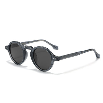 Retro Round Narrow Polarized Sunglasses DP25B600