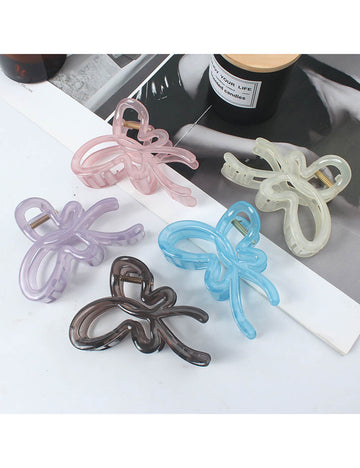 Simple Hollow Out Butterfly Hair Claw Clip DP25B957