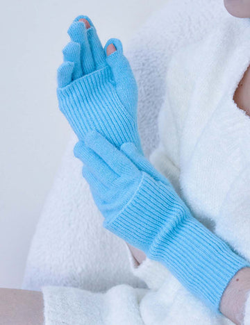 Convertible Wool Solid Color Warm Knit Gloves DP25F677