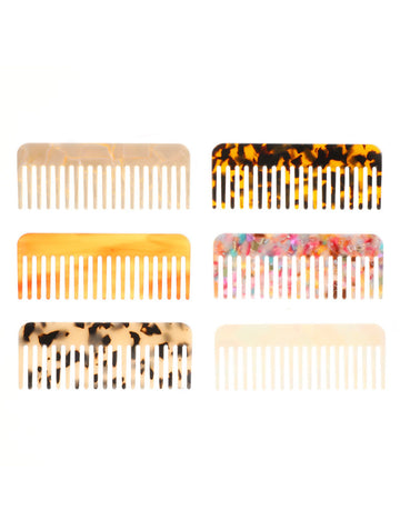 Acrylic Square Mini Portable Hair Combs DP25E687
