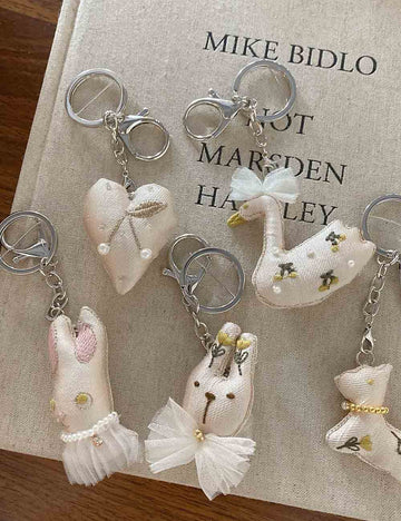 Cute Animal Simple Keychain Bag Charm DP25F597