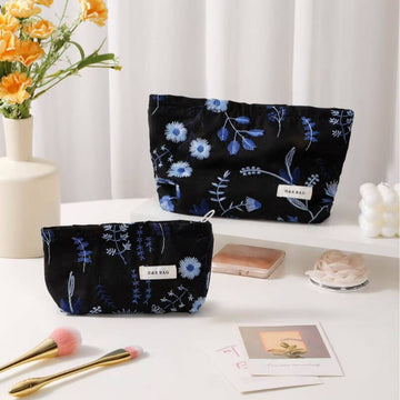 Cute Embroidered Floral Cosmetic Pouch DP25C591
