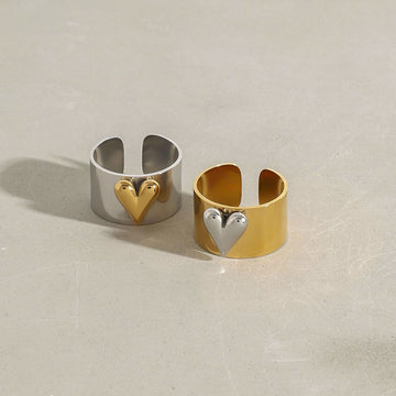 Love Color Block Adjustable Rings DP25A724