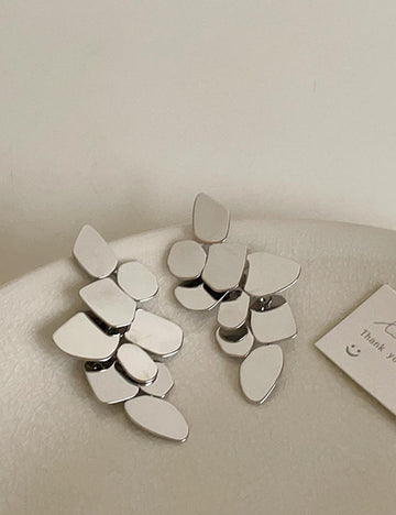 Exaggerated Geometric Drop Stud Earrings DP25F798