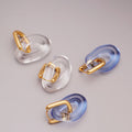 Chunky Gold Dangle Earrings - DippedShop Wholesale - #6163