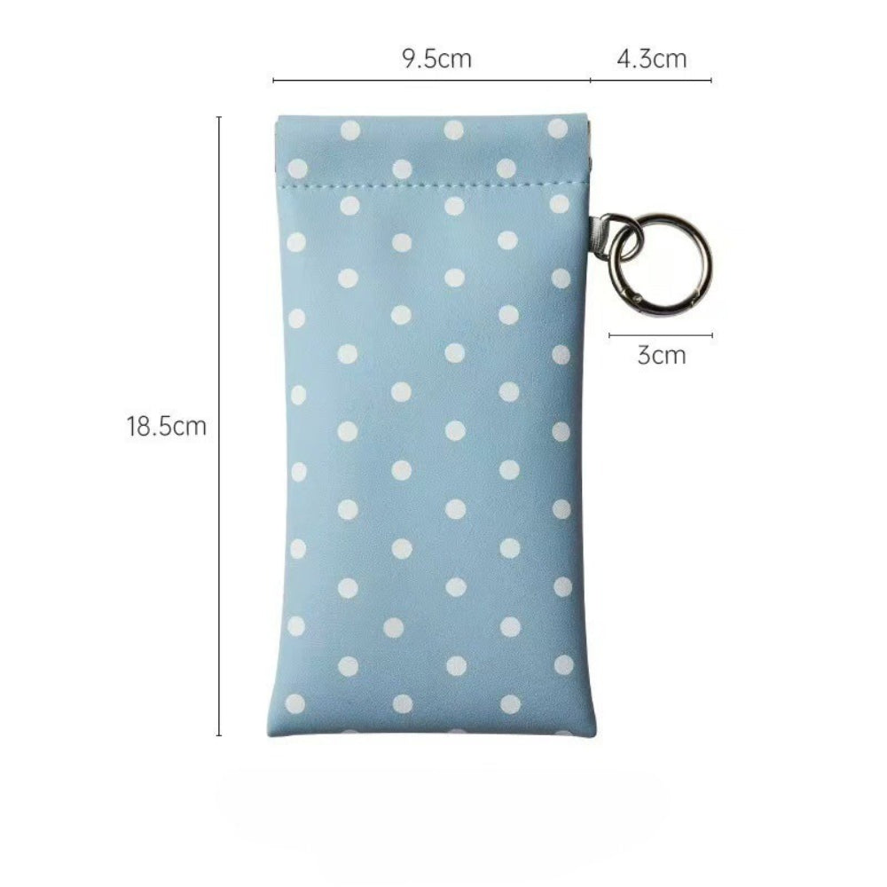 Retro Polka Dots Sunglasses Case - DippedShop Wholesale - #4723