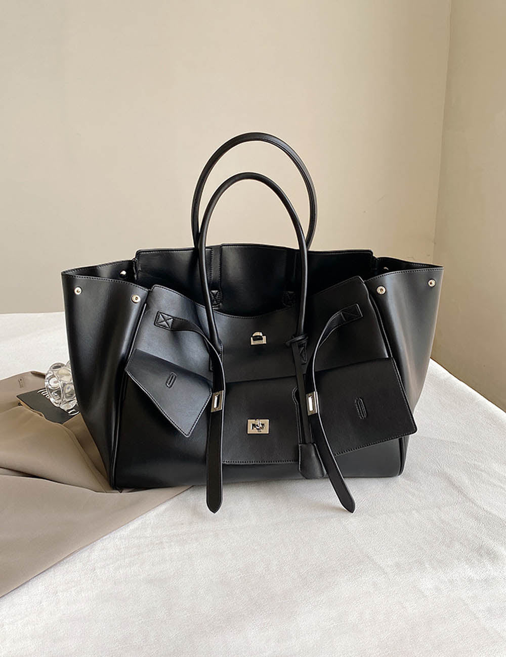 Punk Multi Pocket Tote - DippedShop Wholesale - #9731