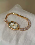 Minimalist Oval Quartz Watch - DippedShop Wholesale - #0867