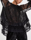 Lace Off Shoulder Bow Tie Top - DippedShop Wholesale - #4739