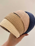 Woven Straw Beach Headband - DippedShop Wholesale - #1091