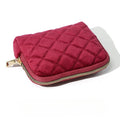 Solid Color Square Shape Tassel Jewelry Organizer Bag 8CW6BOB296L