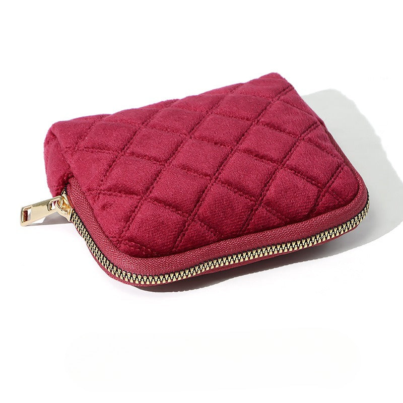 Solid Color Square Shape Tassel Jewelry Organizer Bag 8CW6BOB296L