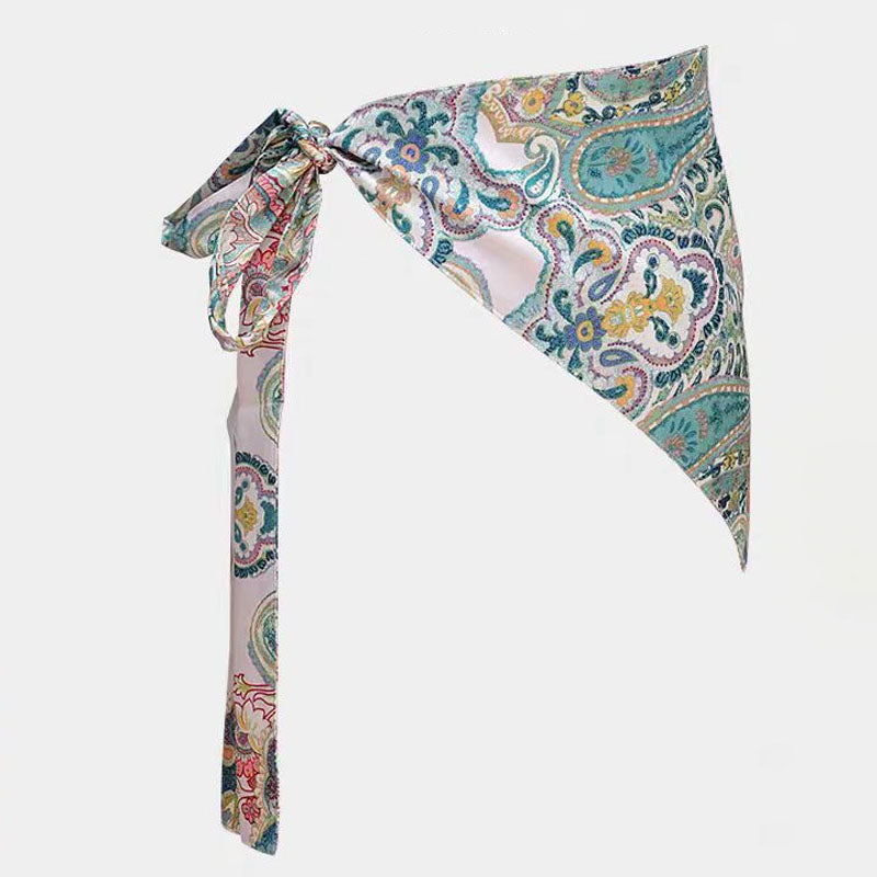 Bohemian Jacquard Triangle Waist Wrap Hip Scarf MK2BW6W1SL12