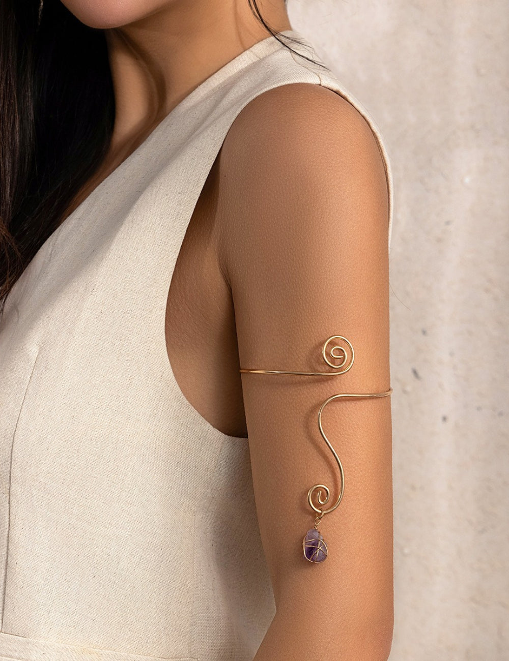 Stylish Gold Plated Wire-Wrapp - DippedShop Wholesale - #5571