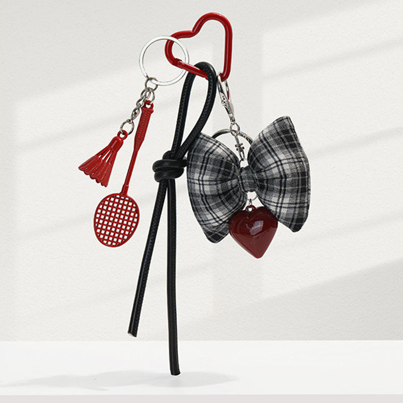 Puffer Bow Knot Keychain Bag Charm DP25H617