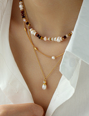 Pearl Beaded Necklace DPJN17