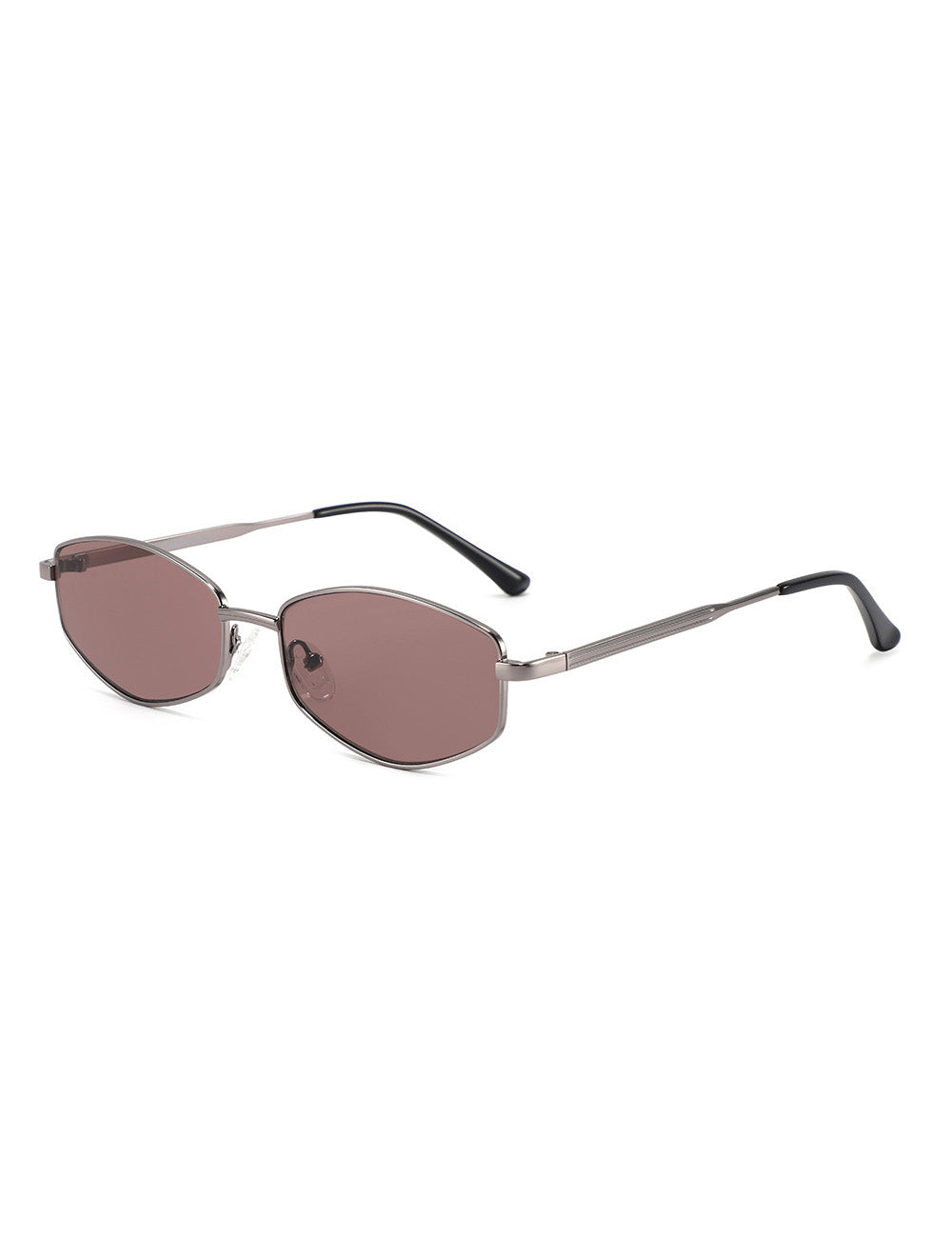 Geometric Metal Frame Sunglasses - DippedShop Wholesale - #7043