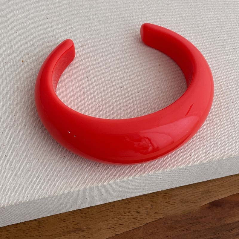 C-Shape Resin Bracelet - DippedShop Wholesale - #4259