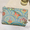 Elegant Butterfly Jacquard Portable Makeup Bag MK2BW6W10BOB390