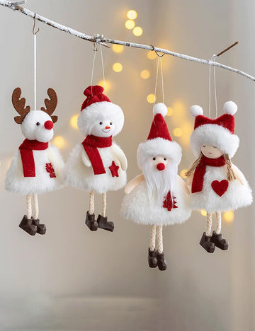 Cute Plush Reindeer Doll Christmas Tree Hanging DP25H456