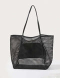 Fashion Large Capacity Mesh Portable Storage Bag 8BW6BOB90T