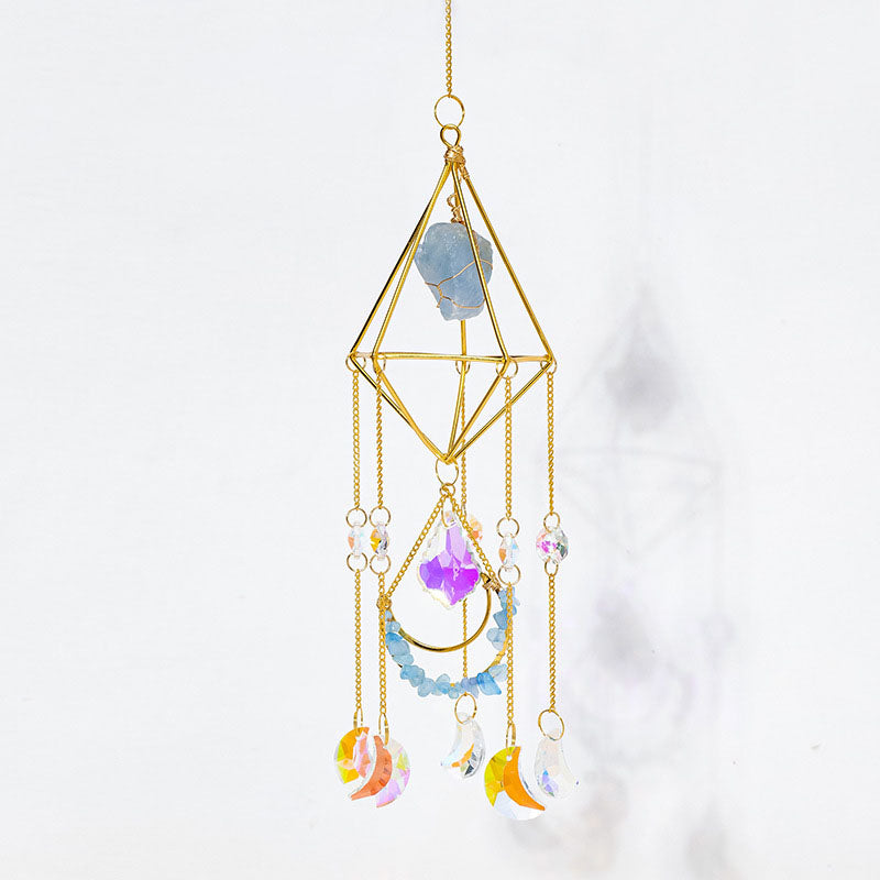Crystal Geometric Suncatcher - DippedShop Wholesale - #4339