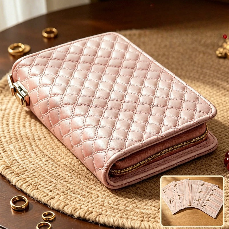 Multi Color Butterfly Jacquard Jewelry Organizer Bag 8CW6BOB356L