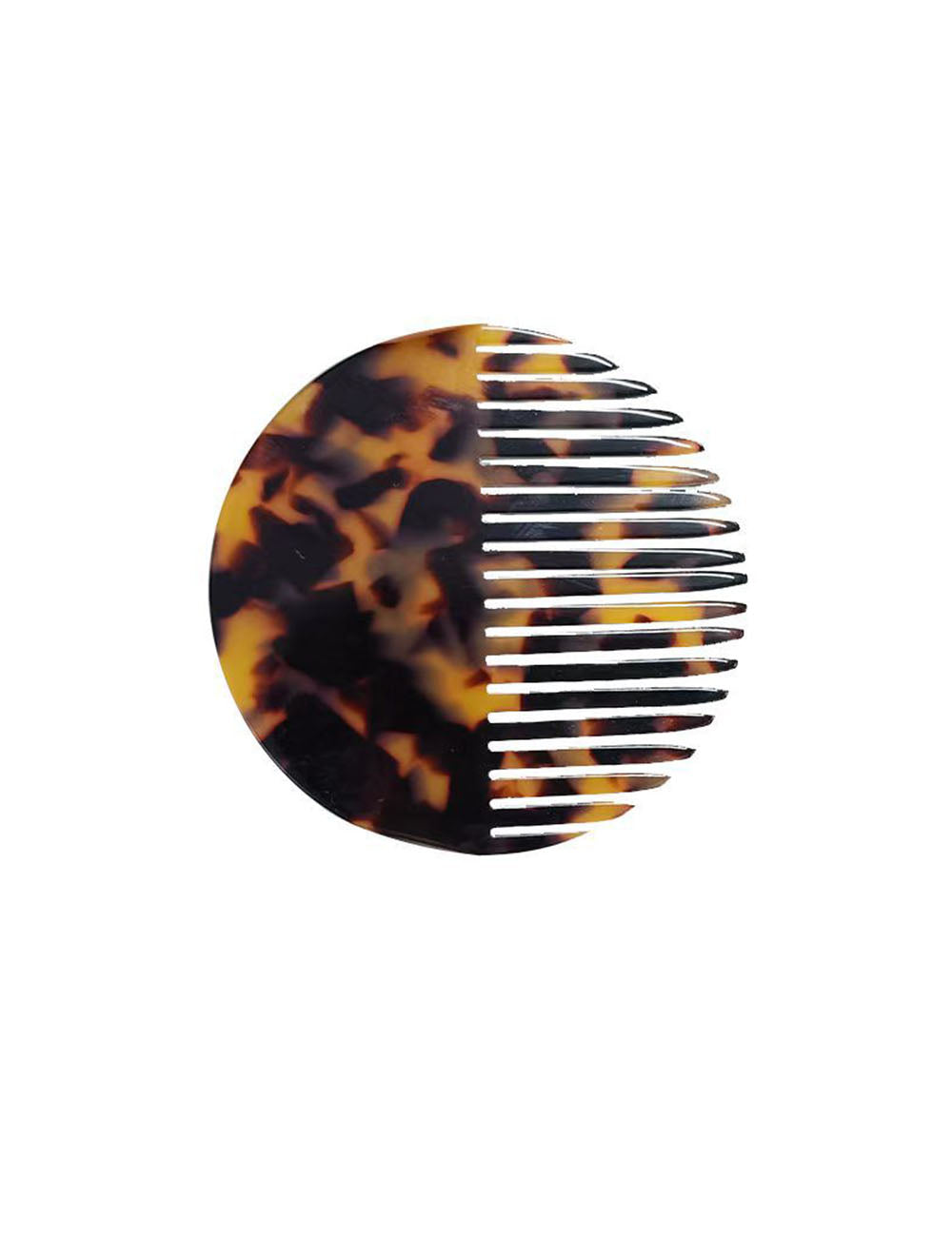 Round Mini Acrylic Portable Hair Combs DP25E690