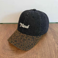 Retro Patchwork Leopard Print Embroidered Baseball Cap MK2BW6W6HAT84