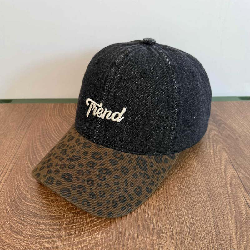 Retro Patchwork Leopard Print Embroidered Baseball Cap MK2BW6W6HAT84