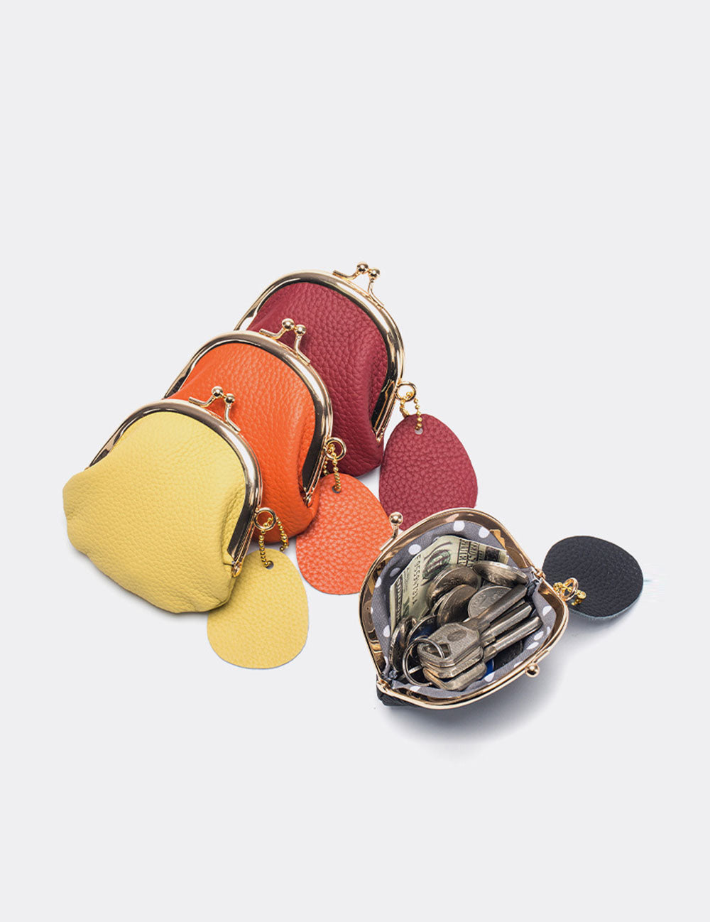 Vintage Solid Color PU Leather - DippedShop Wholesale - #9027