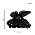 Elegant Hollow Out Butterfly Acetate Hair Claw MK2PPM6W6HCP355